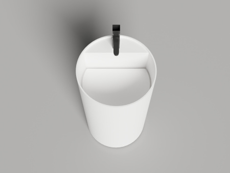 Раковина из искусственного камня S-Sense Salini ARMONIA 130412G 50х50 напольная цвет белый